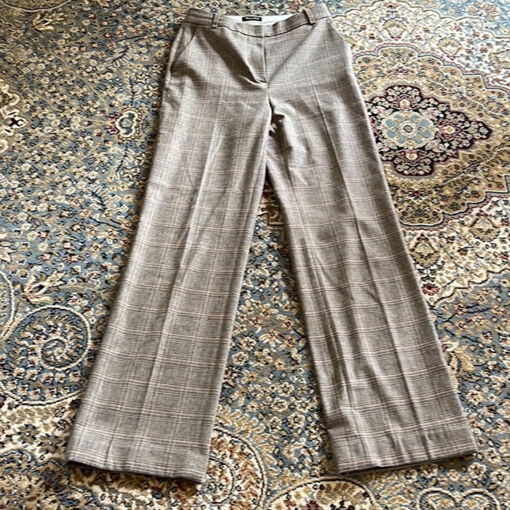 Massimo Dutti high waisted wide leg pants